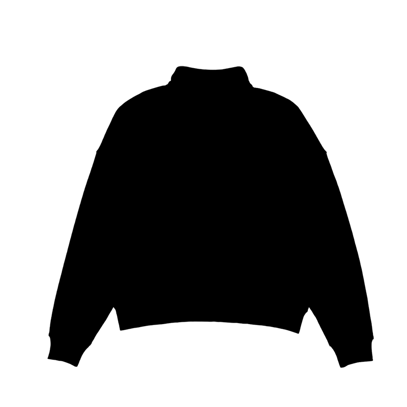 VAUREN 25FW “MONOLITH · AXIS” Half-Zip Knit