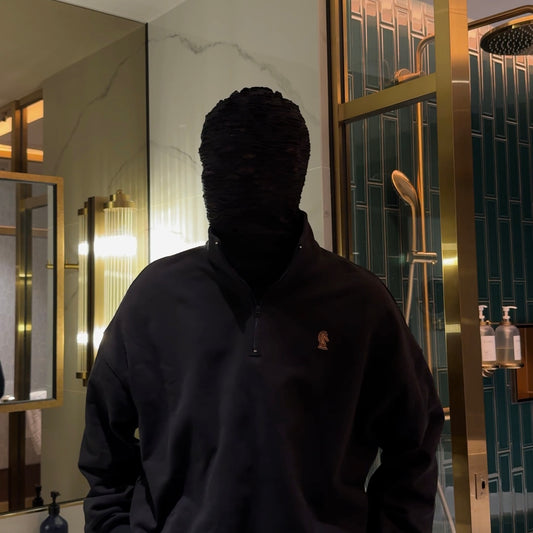 VAUREN 25FW “MONOLITH · AXIS” Half-Zip Knit